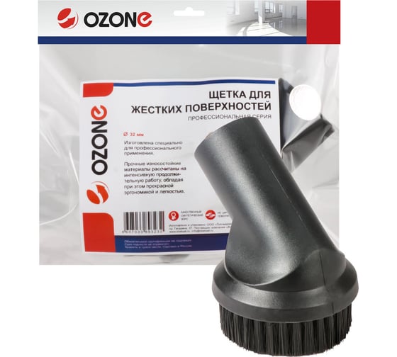 Изображение товара Насадка для жестких поверхностей с синтетическим ворсом (32 мм) OZONE UN-13932