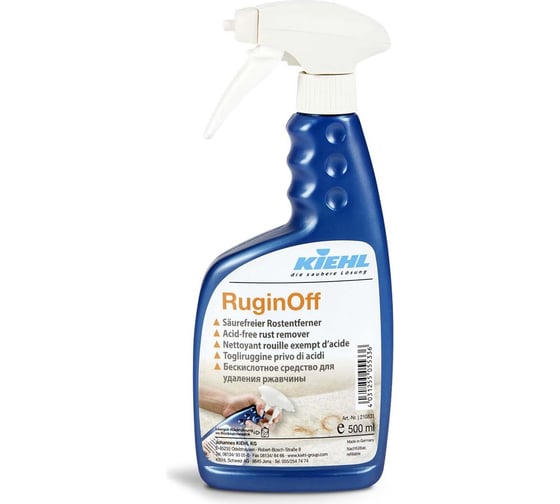 Изображение товара Бескислотное средство для удаления ржавчины на мраморе KIEHL Johannes KG RuginOff 500мл j210843