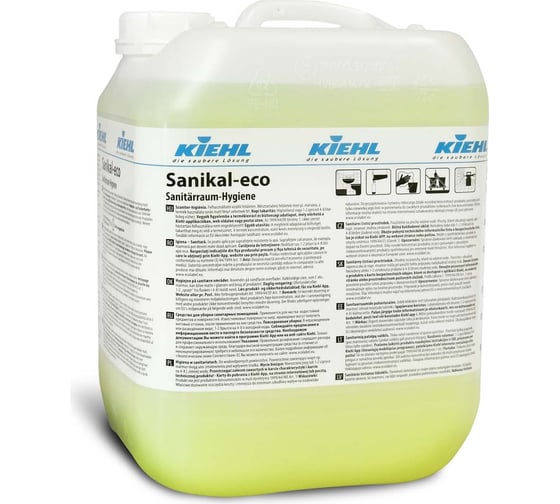 Изображение товара Щелочное средство для ежедневной уборки санитарных помещений KIEHL Johannes KG Sanikal-eco 10л j403310