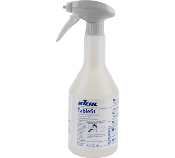 Изображение товара Средство для чистки пластика, мебели, поверхностей от спец. загрязнений KIEHL Johannes KG Tablefit 750мл j500147