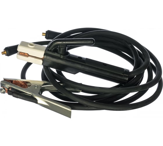 Изображение товара Комплект кабелей для сварки КГ1-25 3+3м, в сборе с ДС-300 и ЗМС-300, вилка 10-25 Калибр 00000064968