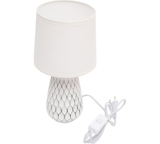 Изображение товара Настольная лампа Rivoli Bertha 7071502 1 Е14 40 Вт керамика белая Б0057272