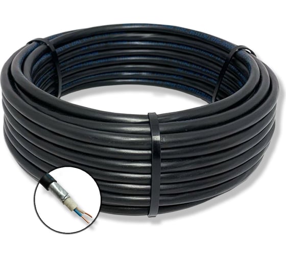 Изображение товара Силовой бронированный кабель ПРОВОДНИК вбшвнг(a)-ls 2x2.5 мм2, 1м OZ236191L1