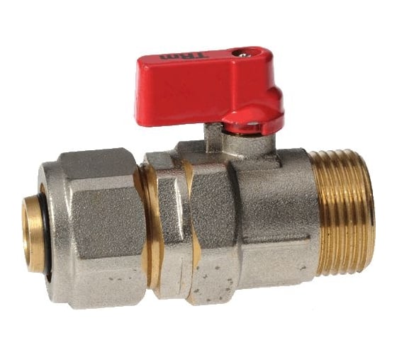 Изображение товара Кран под металлопластиковую трубу Terma 1/2 на 16 ш/ц 30227 36091