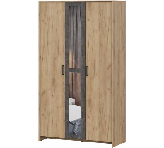 Изображение товара Шкаф Woodville taika дуб золотой/камень темный 512928