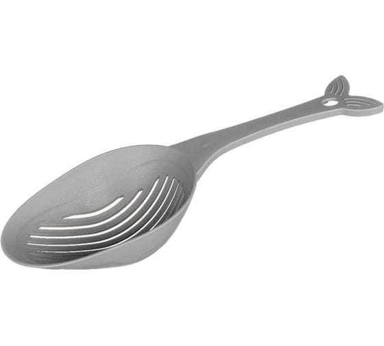 Изображение товара Совок для кошачьего туалета Бытпласт lucky pet, 33 см, серый 434213411