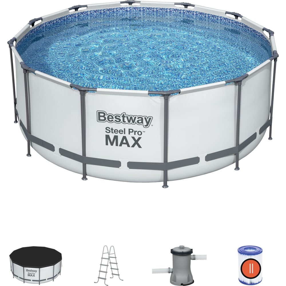 Каркасный бассейн BestWay каркасный бассейн bestway 5612z bw 488x122 см