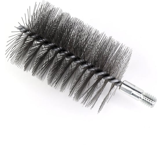 Изображение товара Щетка-ерш для очистки котлов, теплообменников, дымоходов, труб, отверстий OSBORN д75x100x160, сталь 0,35, 1/2" bsw  808.175-0002