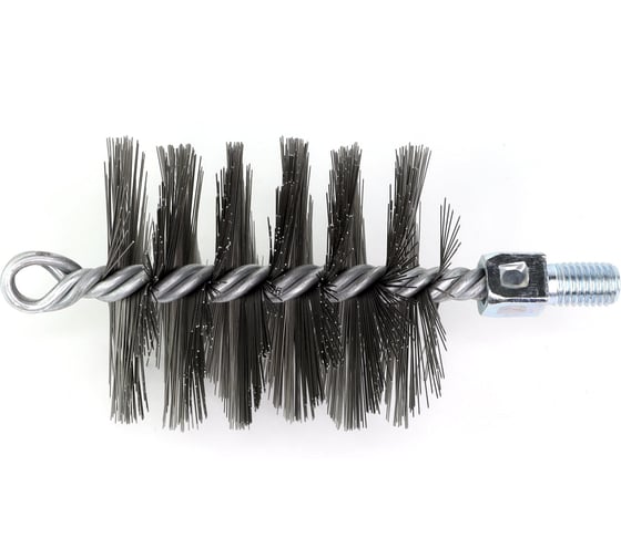 Изображение товара Щетка-ерш для очистки котлов, теплообменников, дымоходов, труб, отверстий SIT д75x95x160, сталь 0,35, м12  1911