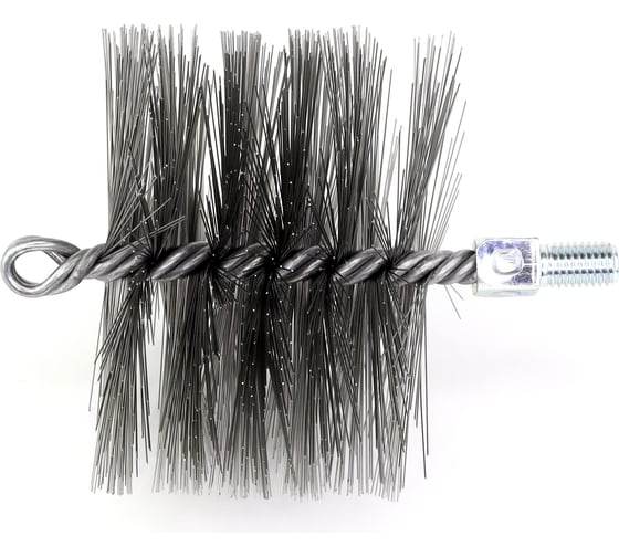 Изображение товара Щетка-ерш для очистки котлов, теплообменников, дымоходов, труб, отверстий SIT д120x95x160, сталь 0,45, м12  1917