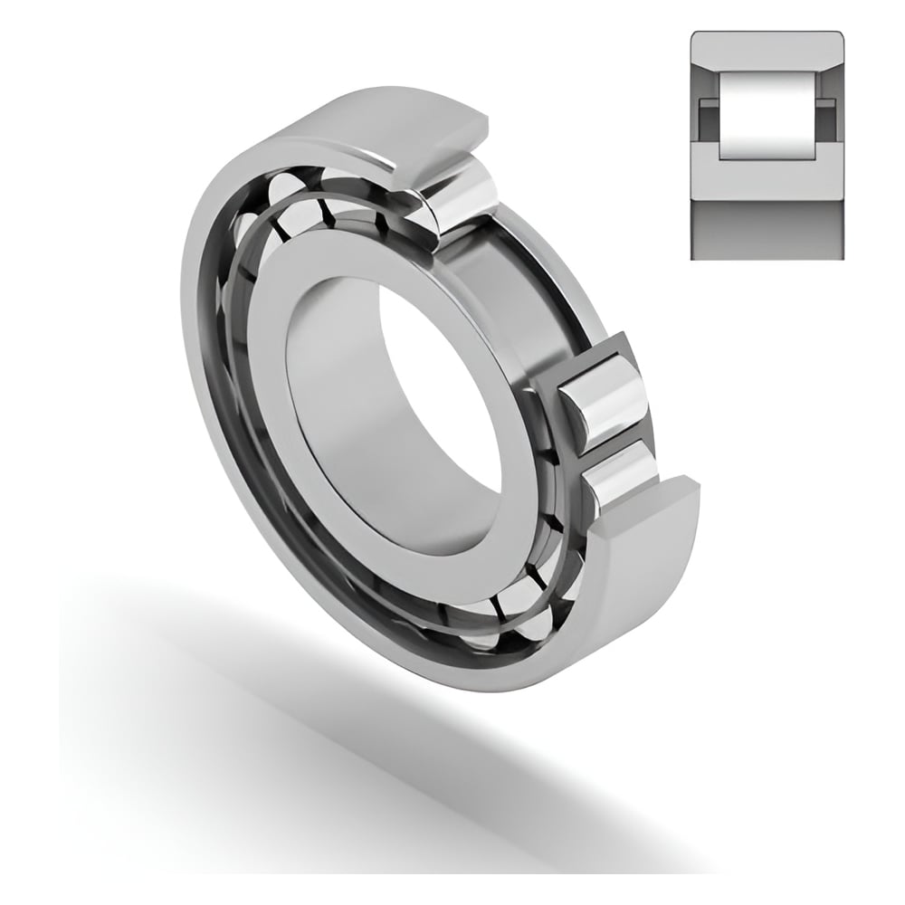 Изображение товара Подшипник SNR N207 радиальный роликовый однорядный 72х72х17 мм