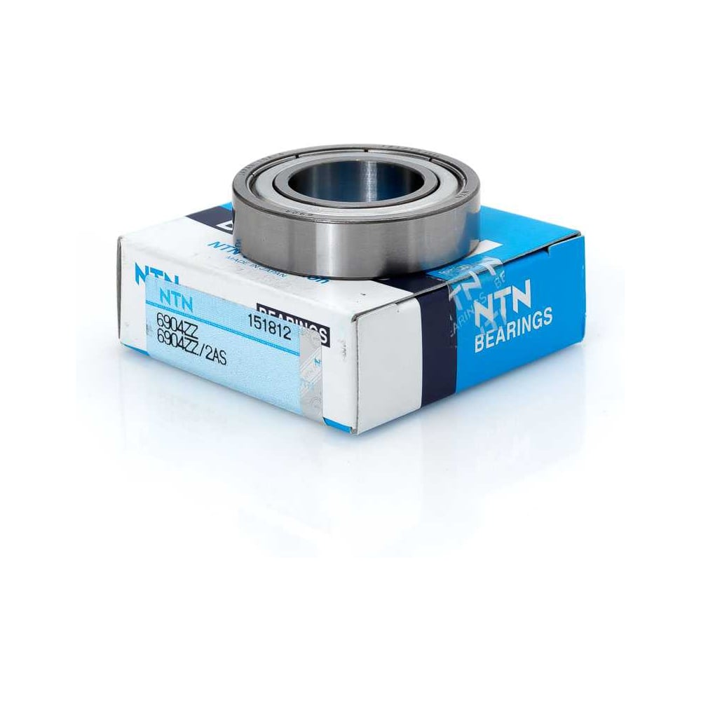 Изображение товара Подшипник NTN 6904 ZZ шариковый однорядный радиальный закрытый 37x37x9 мм