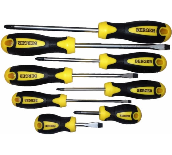 Изображение товара Набор отверток 8шт Berger BG BG1062