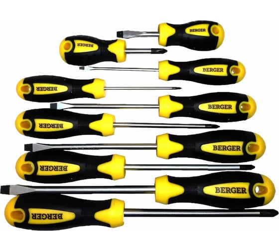 Изображение товара Набор отверток 10шт Berger BG BG1063