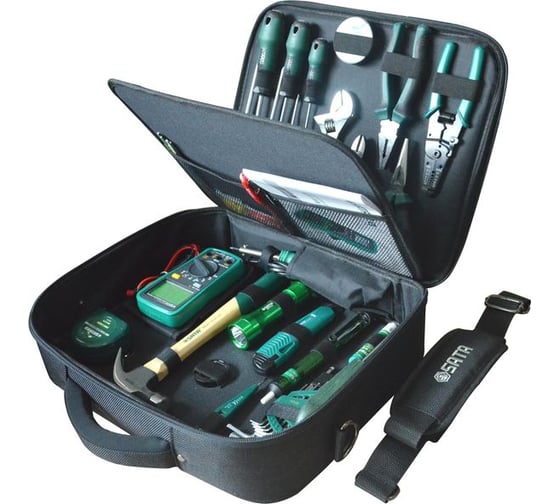 Изображение товара Профессиональный набор инструмента для электротехнических работ SATA 32шт 03795