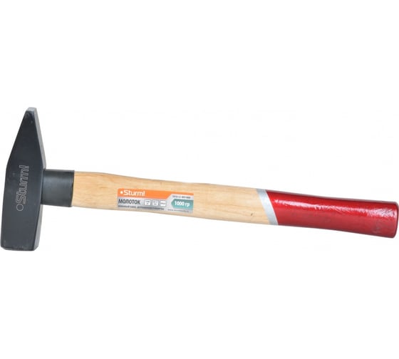 Изображение товара Молоток Sturm 1000 г деревянная рукоятка 1010-52-WD1000