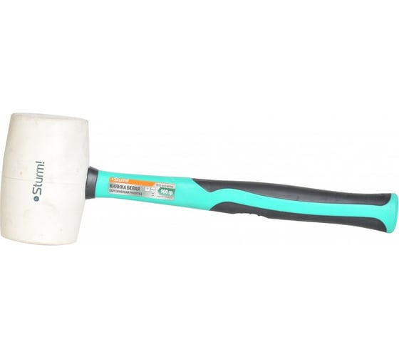 Изображение товара Белая киянка Sturm 900 г обрезиненная рукоятка 1012-04-FB0900