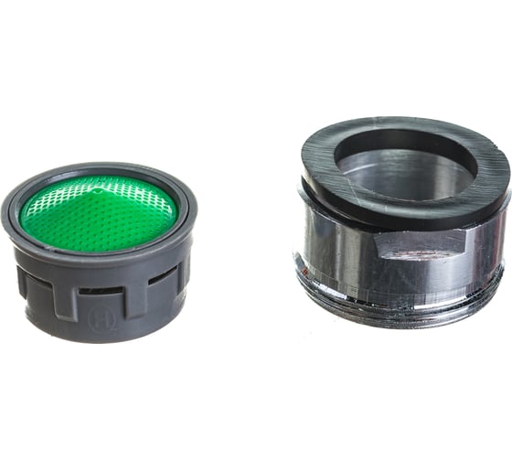 Изображение товара Аэратор для смесителя наружная резьба М 24, с пластиковой сеточкой MasterProf ИС.130410