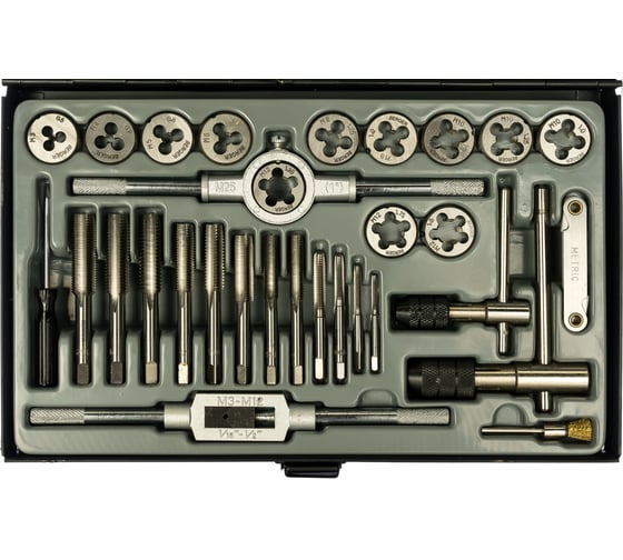 Изображение товара Набор плашек и метчиков 31шт Berger BG BG31TDS