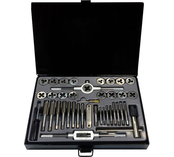 Изображение товара Набор плашек и метчиков 40шт Berger BG BG40TDS