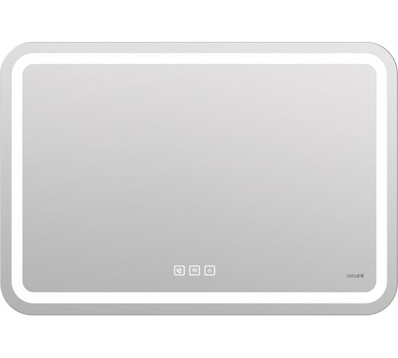 Изображение товара Зеркало Cersanit LED 051 design pro 80x55 с подсветкой, bluetooth, с антизапотеванием, прямоугольное 63548