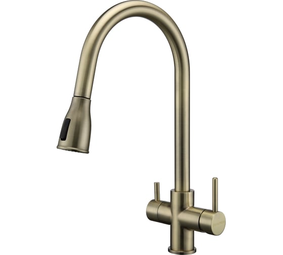 Изображение товара Смеситель для кухни Paulmark lange бронза La214212-BR