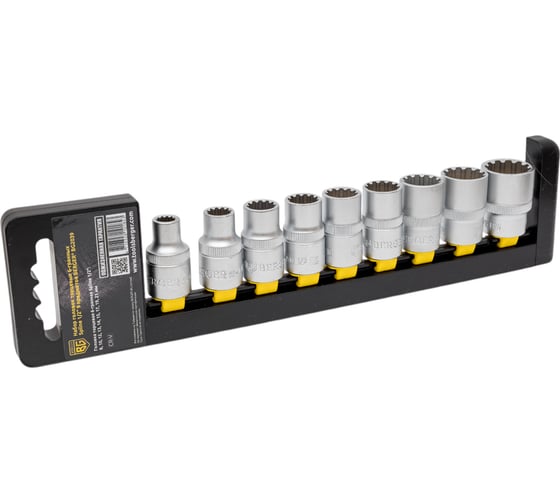 Изображение товара Набор торцевых головок 1/2 Spline 9шт Berger BG BG2039
