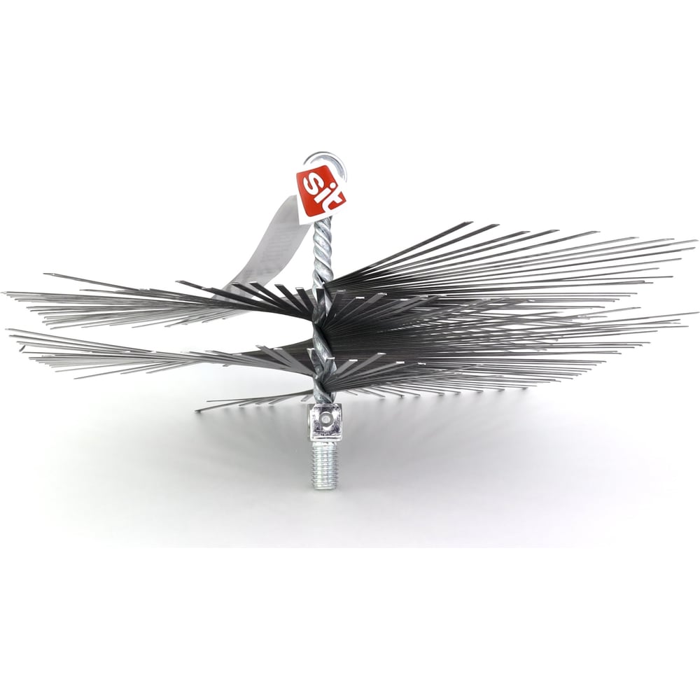 Изображение товара Щетка-ерш для очистки котлов труб теплообменников и дымоходов SIT 250x250x60x140