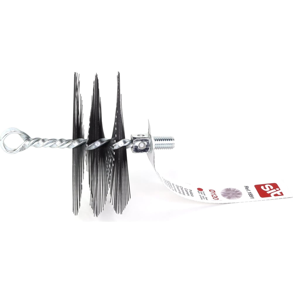 Изображение товара Щетка-ерш для очистки котлов и труб SIT д120x60x140 металлокорпус сталь