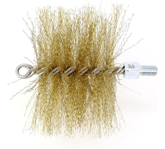 Изображение товара Щетка-ерш для очистки котлов, теплообменников, дымоходов, труб, отверстий SIT д140x95x160, латунированная сталь 0,30, М12 1969