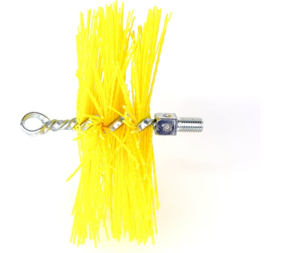 Изображение товара Щетка-ерш для очистки котлов, теплообменников, дымоходов, труб, отверстий SIT д180x60x140, нейлон 1,80x1,30, М12 1894