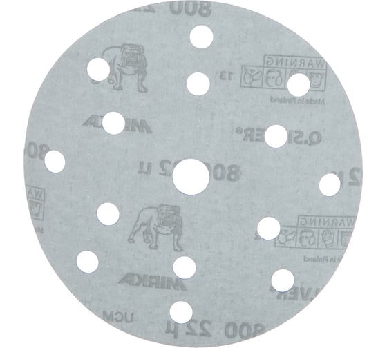 Изображение товара Круг шлифовальный Q.SILVER (50 шт; 150 мм; 15 отв; P800) MIRKA 3661105081