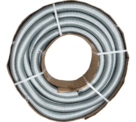 Изображение товара Металлорукав EKF Р3-ЦХ-38 с протяжкой (25 м) PROxima mrzn-38-25