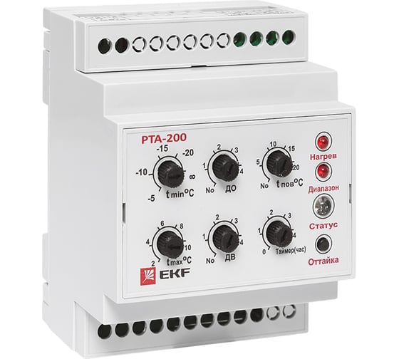Изображение товара Терморегулятор EKF РТА-200 rta-200