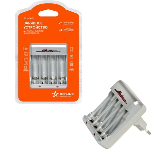 Изображение товара Зарядное устройство для AA/AAA аккумуляторов Airline ACH-B4-01