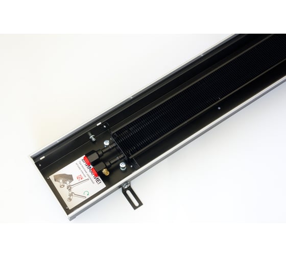 Изображение товара Внутрипольный водяной конвектор KVZ без решетки KVZ-180-70-1600-UA