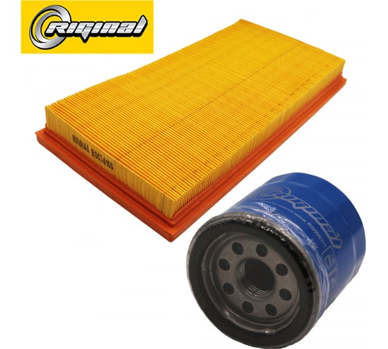 Изображение товара Комплект фильтров для ТО а/м Kia Spectra (2 шт.) Riginal RGAFA1040