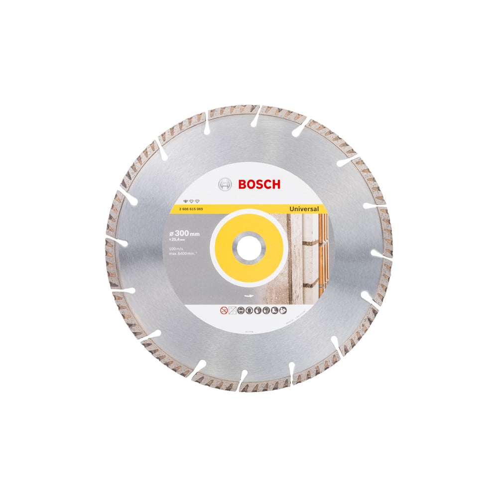 фото Диск алмазный universal (300х25.4 мм) bosch 2608615069