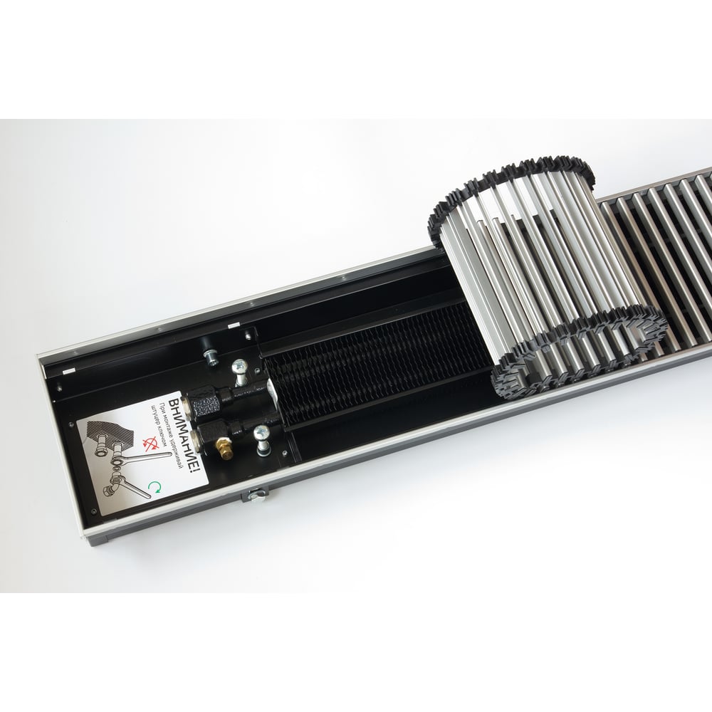 Изображение товара Внутрипольный водяной конвектор KVZ серии SLIM RA 180х70 для эффективного обогрева