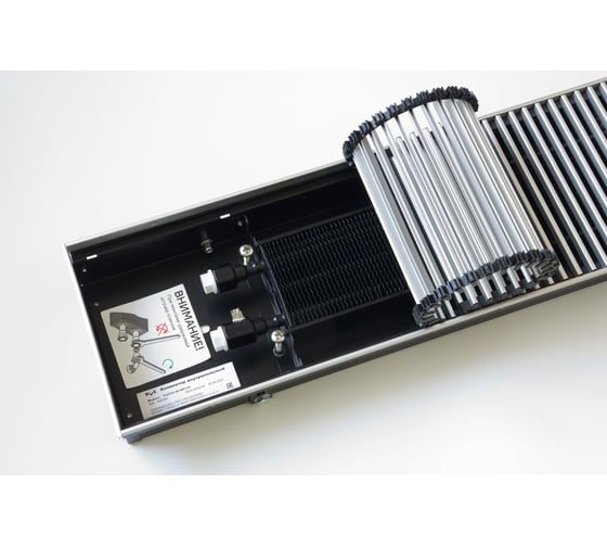 Изображение товара Внутрипольный водяной конвектор KVZ с решеткой KVZ-230-80-1600-UA/RRA-230-1600-A