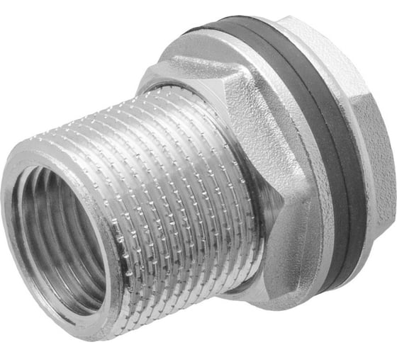 Изображение товара Штуцер врезка в бак (емкость) с прокладкой 3/4" латунь MPF ИС.071267