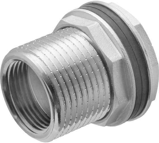 Изображение товара Штуцер MPF врезка в бак (емкость) с прокладкой 1" латунь MPF ИС.071268