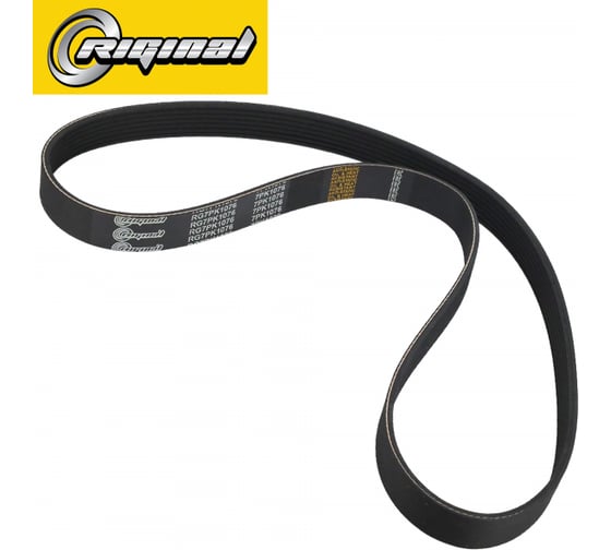 Изображение товара Ремень поликлиновой 7PK1076 Fiat Ducato 2.3JTD 02 Riginal RG7PK1076