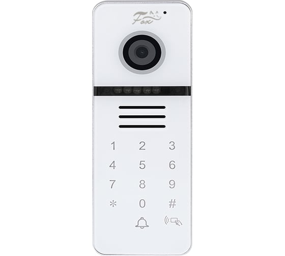 Изображение товара Вызывная AHD видео панель 1080p, код, считыватель Mifare, FOX FX-CP29 (Белый)