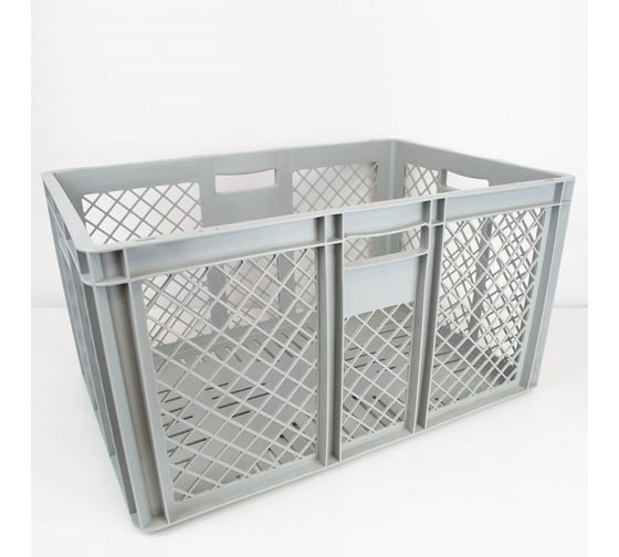 Изображение товара Евроконтейнер перфорированный 600х400х320 Пластик Система 12.316.XX.W ЕСP-6432