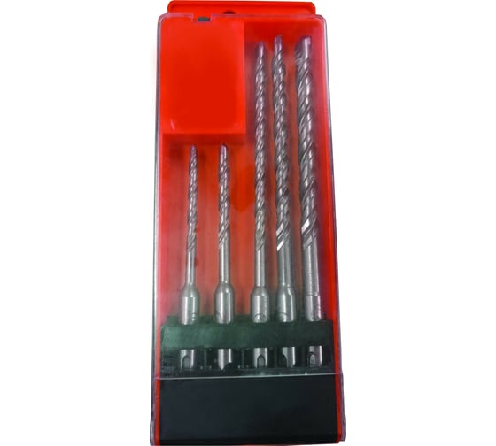 Изображение товара Набор буров по бетону (5-10 мм; 5 шт.) Elitech 1820.036600