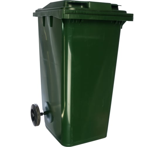 Изображение товара Передвижной мусорный контейнер (240 литров с крышкой) Пластик Система 24.C29