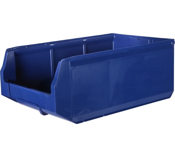 Изображение товара Складской лоток для метизов 500х300х200 Пластик Система, синий 12.406.1