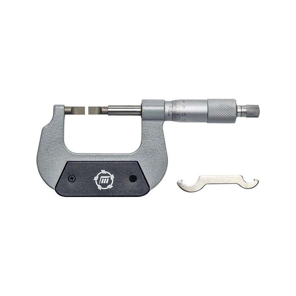 Изображение товара Лезвийный микрометр Туламаш 100-125 мм 0.01 мм тип А надежный инструмент