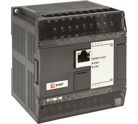 Изображение товара Модуль аналогового вывода EKF EREMF 8 PRO-Logic EREMF-A-8AO
